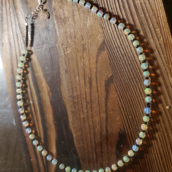 Rare Ethiopian opal choker - Picture 6 of 11